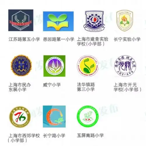 这里有沪上219所小学的校徽!快来找找有没有你的母校?