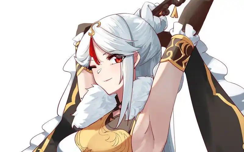 原神同人 凝光绘画过程