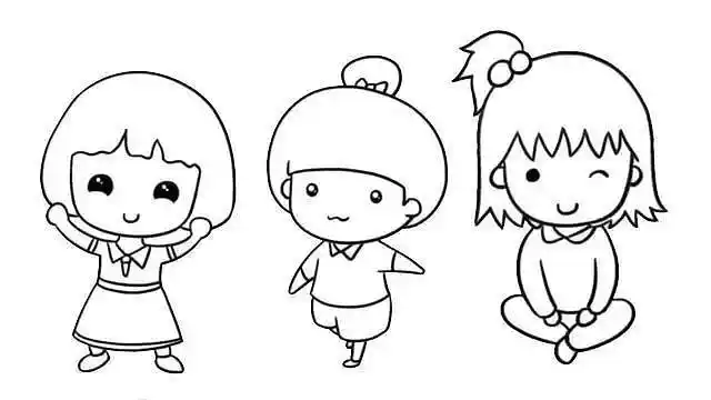 简笔画超简单的人物简笔画教程孩子都爱画快来收藏学习