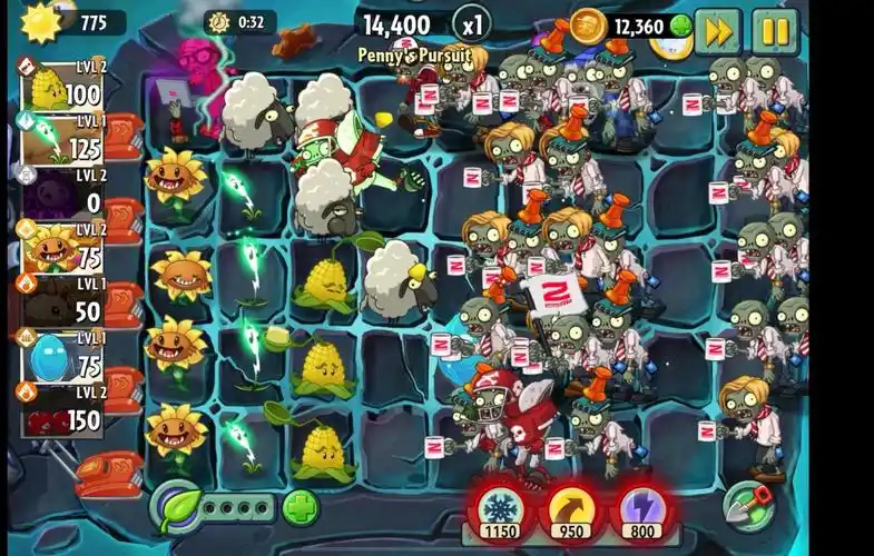 植物大战僵尸2国际版-潘妮的追击第1关 全新地图开启啦, 潘妮的追击来