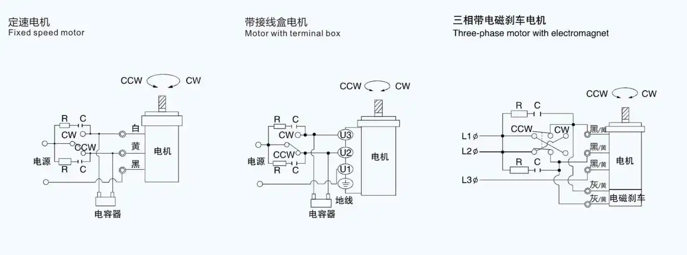 yk台湾永坤直角减速电机 400w 微型转角调速电机 0.4kw 220v/380v