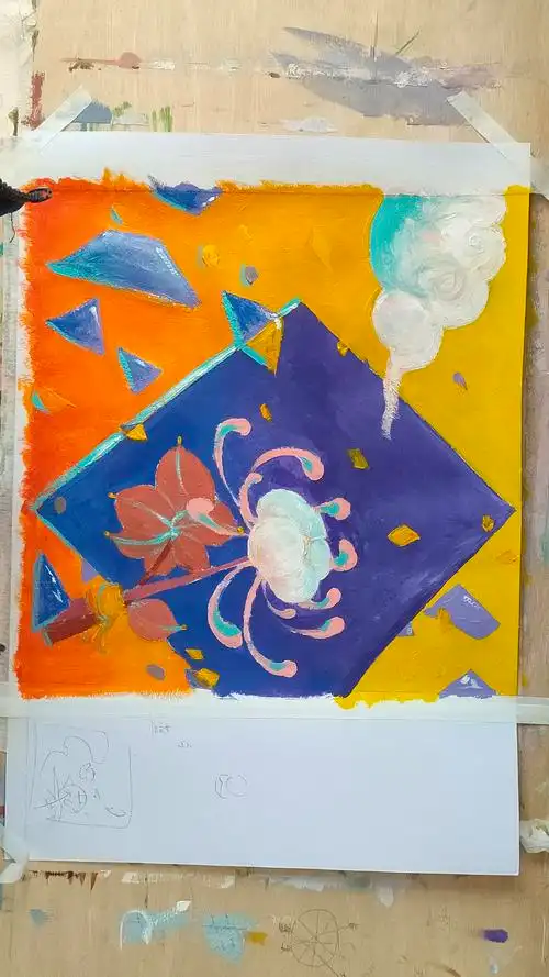 构成作业画互补色,我夹带私货