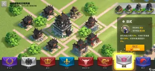 万国觉醒城池风格有哪些 城池风格大全详解