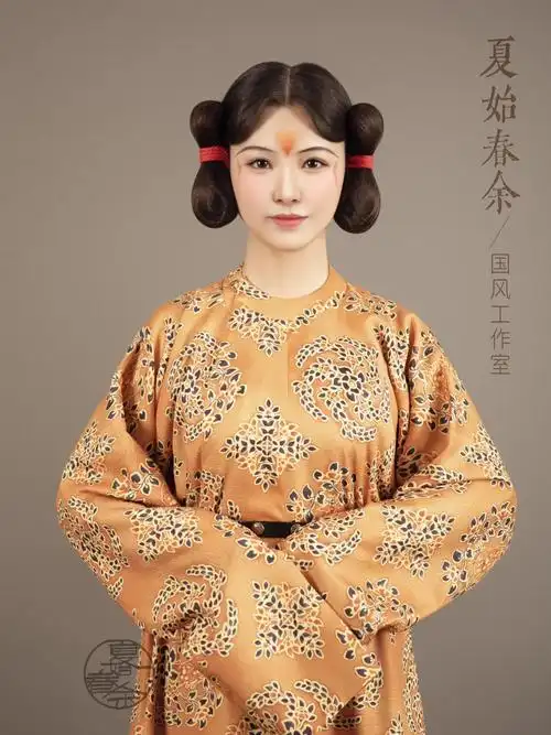 唐制圆领袍复原纹样