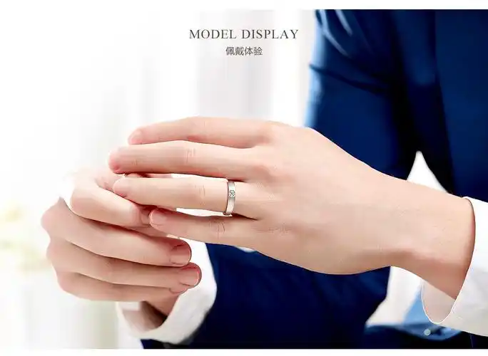 dr darryring钻石戒指男戒 白18k金 戒指正品高级定制believe系列责任