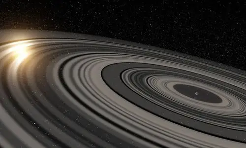 rings around an alien world