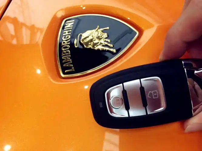 这不是加了个兰博基尼logo的奥迪车钥匙吗?