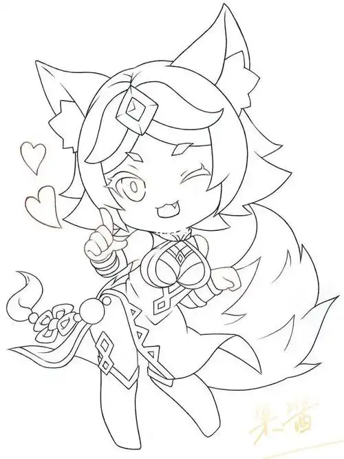 王者荣耀q版手绘