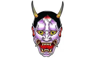 49张正脸般若纹身手稿图片