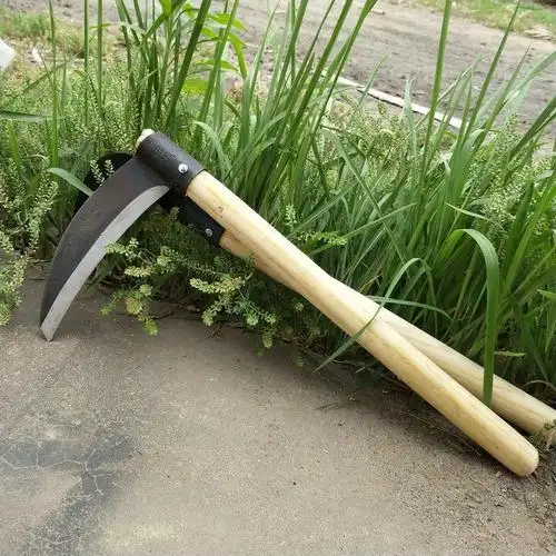 农用锰钢全钢柴树割韭菜神器收割工具农具大全sm 一号镰刀头【图片