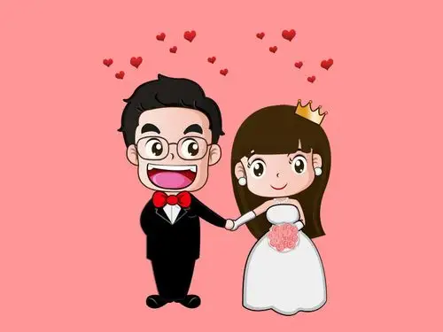 我与老公插画系列