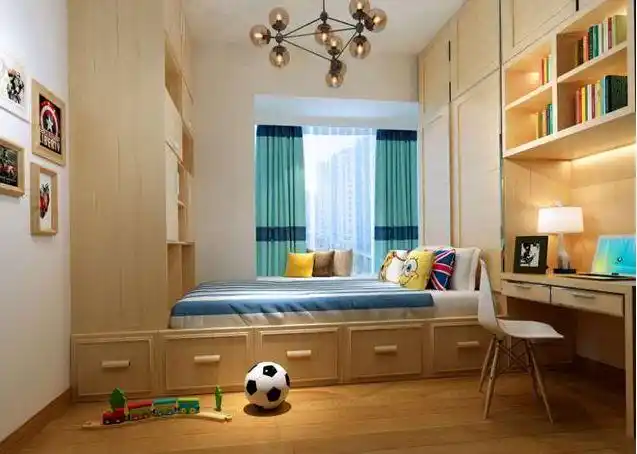 小卧室榻榻米效果图一