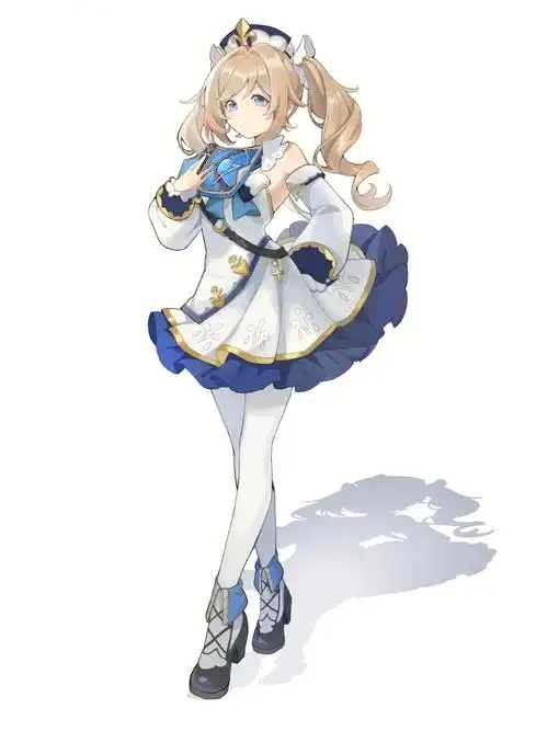 她真的好可爱#原创  #绘画  #原神 #原神芭芭拉  #立绘 #人设