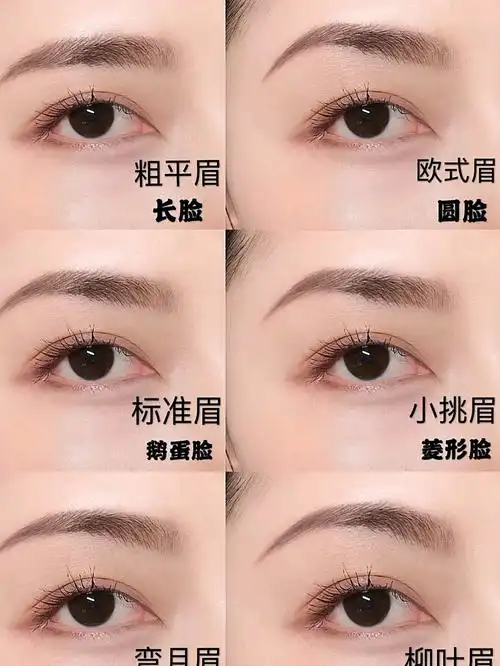 时人效画远山眉" 到了唐玄宗时期,眉形更是多达十种:鸳鸯眉,小山眉