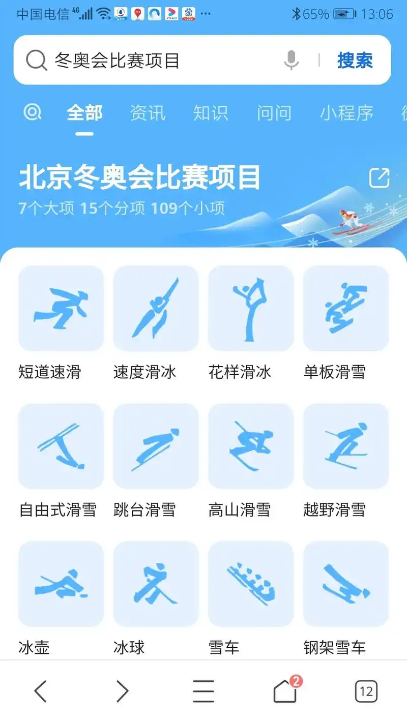 北京2022年冬奥会 头脑发热把项目给画了,不太像,不喜勿 - 抖音