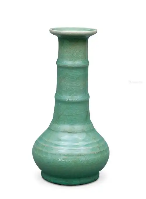 1618 南宋 青釉冰裂弦纹瓶