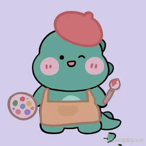 可爱小恐龙头像