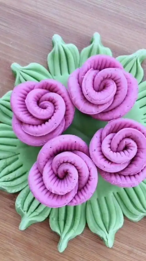 彩色的面团更好看,简单的拼凑,你学会了吗?