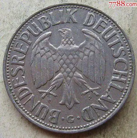 1965年德国硬币1马克