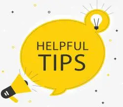 小贴士素材喇叭灯泡小贴士贴纸高清图片