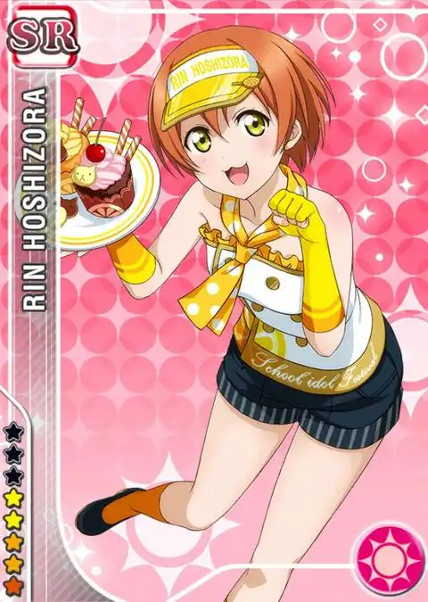 lovelive 星空凛 sr 糖果