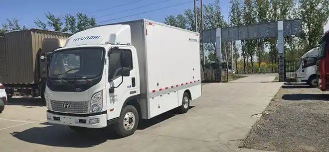 现代电动货车42米箱货多少钱北京专卖店