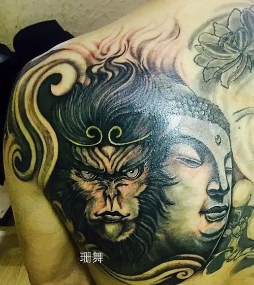 双面佛纹身套图_双面佛纹身图案大全图片 - 纹身秀