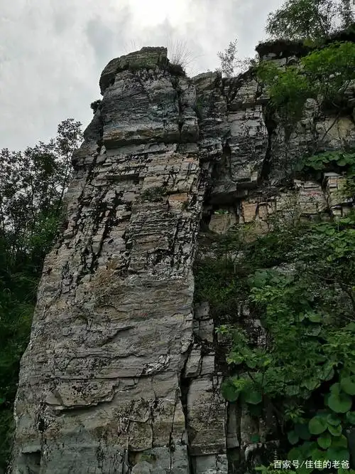 山石魏巍,即欲掉落.