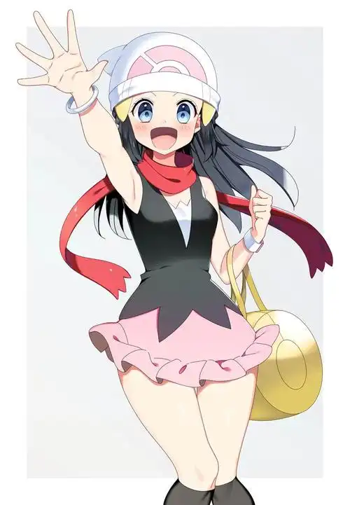 宝可梦超可爱的训练家小光插画