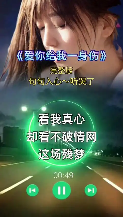 爱过,恨过,疯过,痛过,哭过,烦过,一辈子就这样过#完整版#伤感音乐 #听