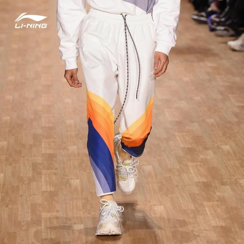 中国李宁 纽约时装周走秀系列 男子运动时尚系列卫裤 aklp789