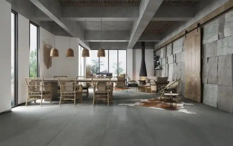 汇亚陶瓷750x1500mm墨韵微水泥系列 高级侘寂美学风