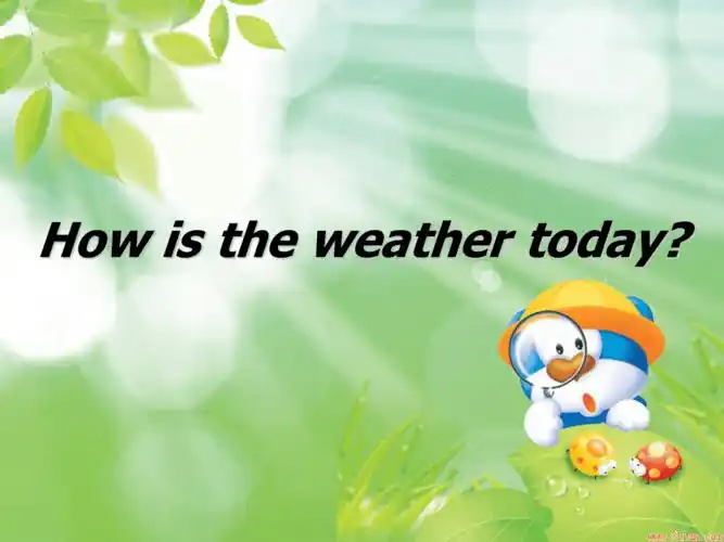 小学英语weather优质课ppt课件