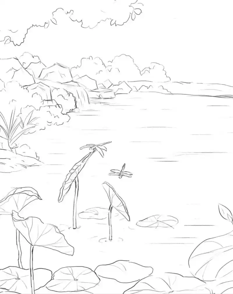 【小荷才露尖尖角,早有蜻蜓立上头】 小池 杨万里