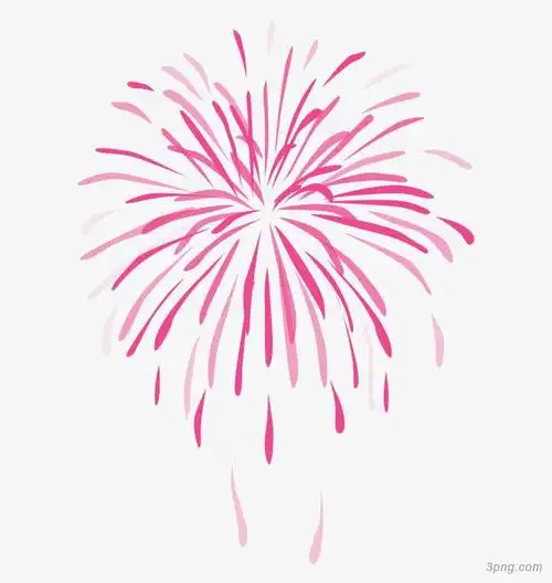 烟花png素材透明免抠图片-节日元素