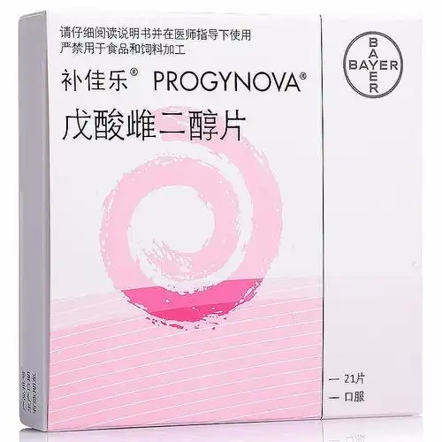 拜耳补佳乐戊酸雌二醇片1mg21片加乐戊酸雌二醇补佳乐片雌激素药缺乏