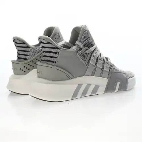 adidas eqt basketball adv 三叶草新品 街头篮球短筒针织慢跑鞋 针织