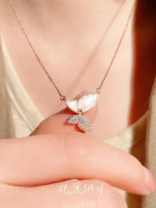 bulingbuling的蝴蝶项链78这也太甜美了