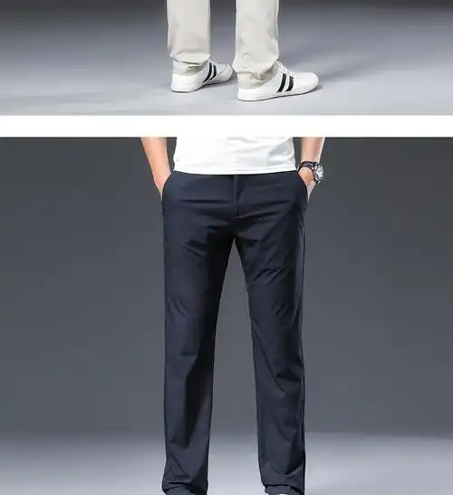 xingzs轻奢品牌冰丝休闲裤男2021夏季新款直筒裤宽松轻商务西裤坠感男