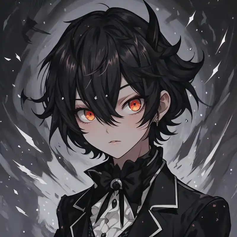 99 哇,这组黑暗系动漫头像真的太酷了!