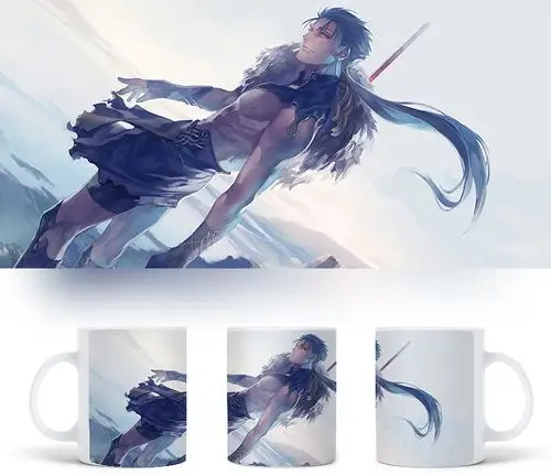 fate动漫游戏周边水杯子黑贞德saber吾王fgo变色马克杯来图定制