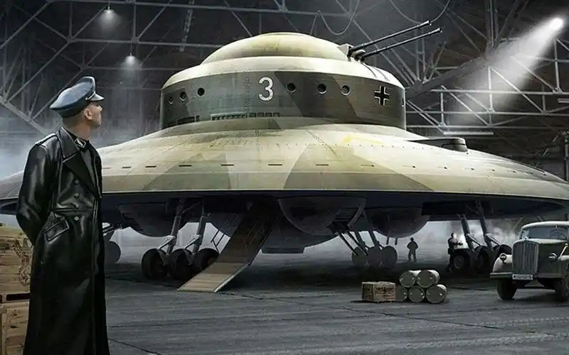 1/72 nazi germany haunebu ii ufo(1/72 纳粹德国豪内布-ii型飞碟)