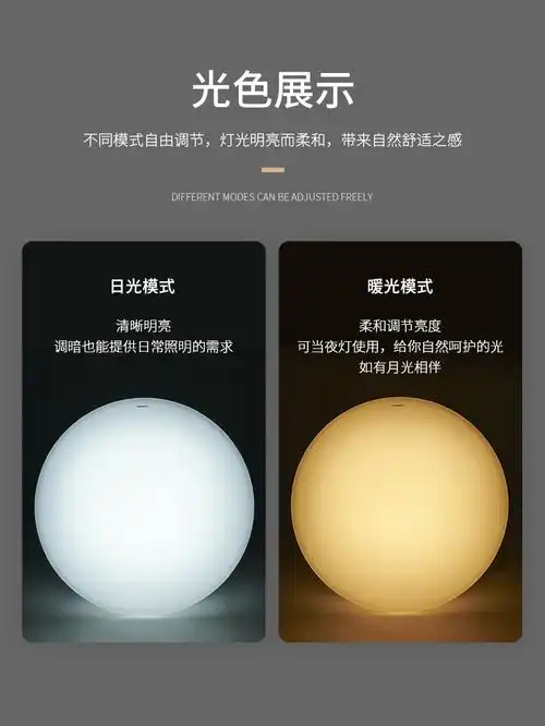 圆形素白书房过道阳台灯柔和明亮不刺眼21w直径400mm正白光6500khhxc