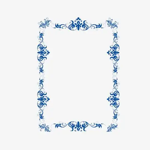 民族简约古典藏式边框