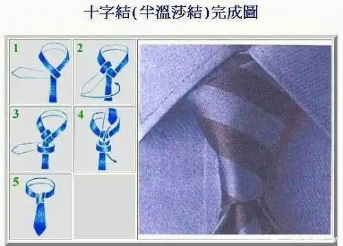 七种常见的领带打法图解