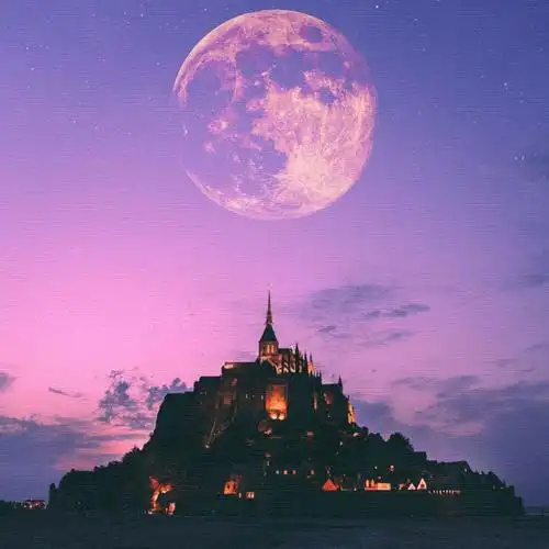 朋友圈壁纸霍格沃茨ins系紫色系