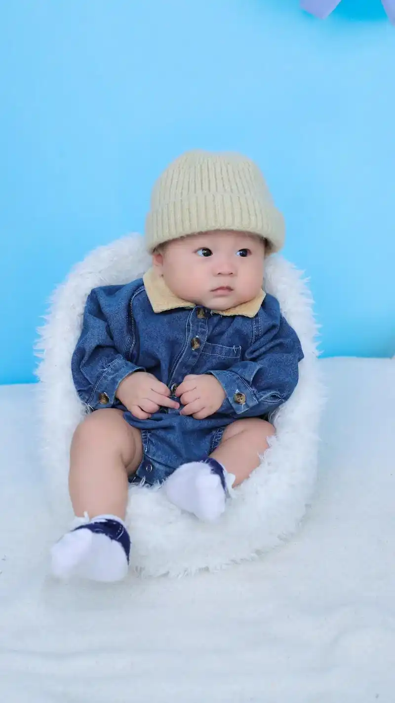 儿童摄影 #人类幼崽成长记 #百天照百天 #我的男孩 #茁 - 抖音