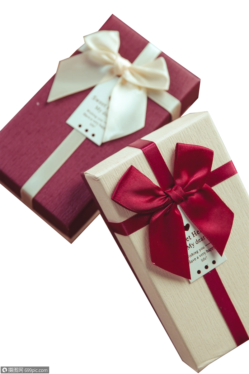 红色礼盒红布礼物图片
