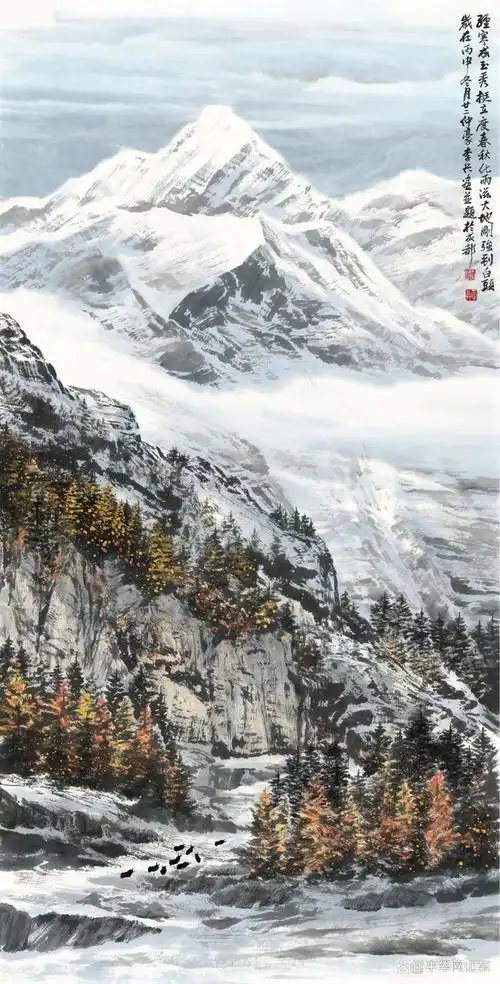 著名画家李兵"冰雪山水画"的双重指认:水墨身份与地域身份