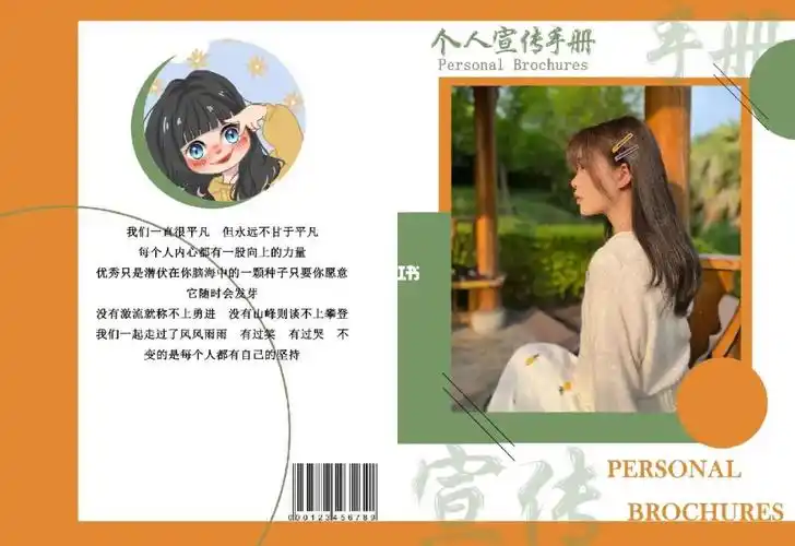 一个封面封底和内页的排版